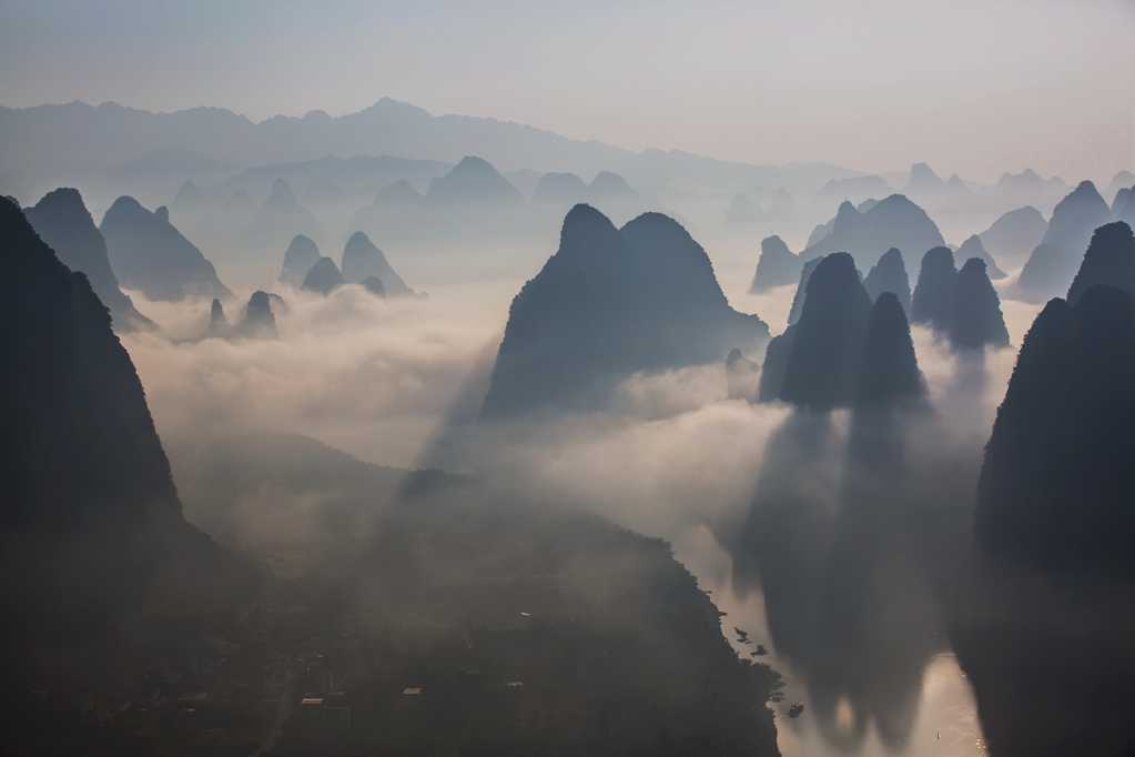 广西桂林相公山朝阳景物图片