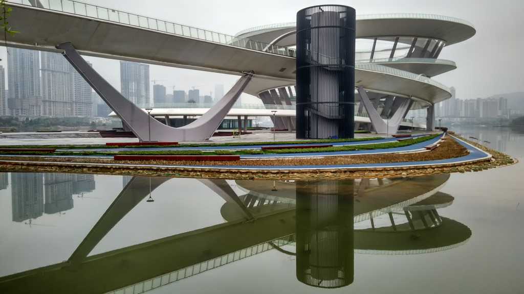 湖南长沙梅溪湖大剧场建筑光景图片