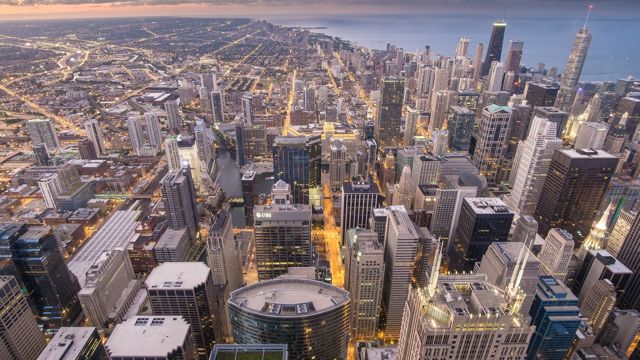 芝加哥城市建筑风景