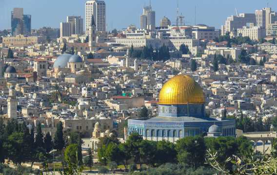 耶路撒冷金顶清真寺景致图片