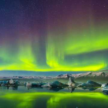自然奇景北极光图片
