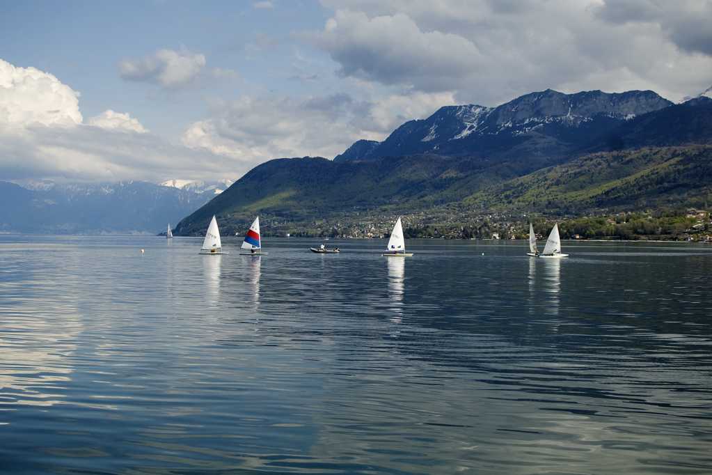 风光优雅的瑞士日内瓦湖