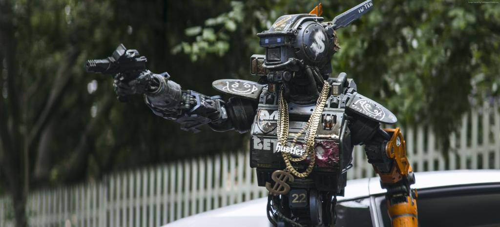Chappie,2015年最佳电影,机器人,枪（水平）