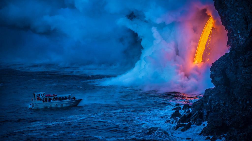 夏威夷火山国家公园震撼写真