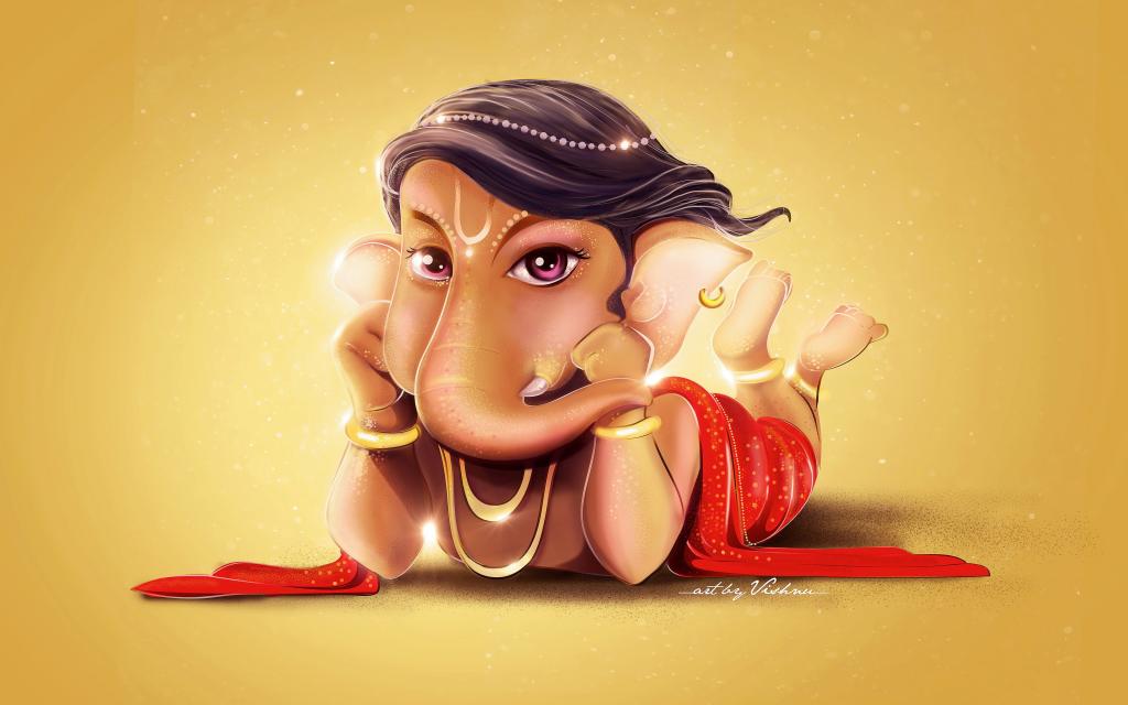 可爱的阁下Ganesha HD 4K