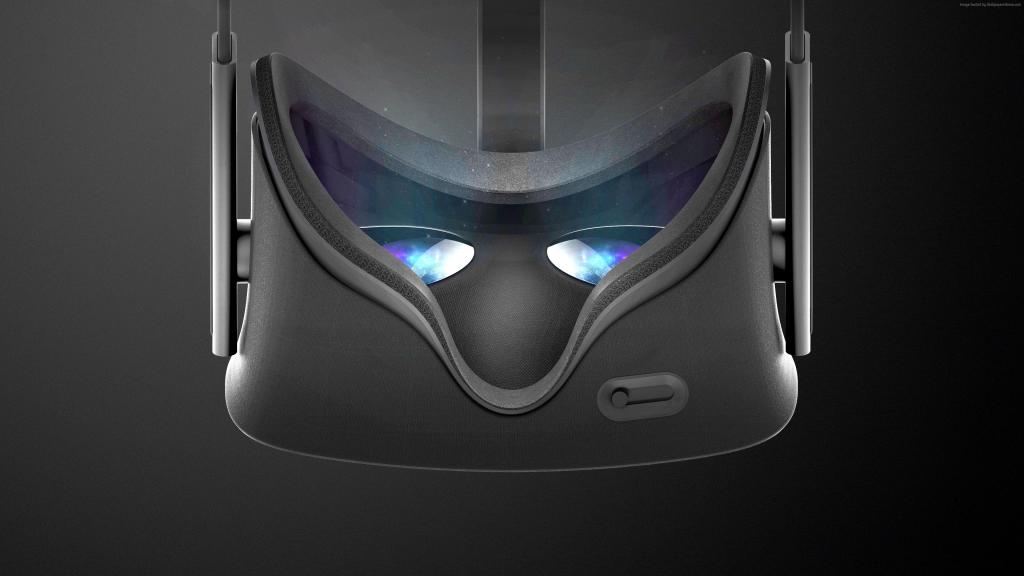 Oculus Rift,虚拟现实,VR耳机,3D。 