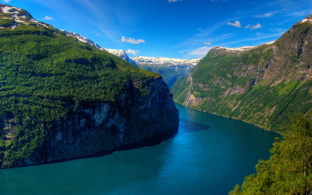 Geirangerfjord峡湾挪威