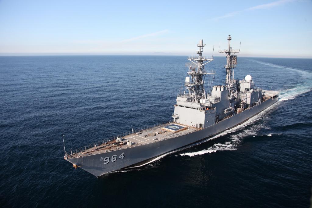 美国军舰保罗·福斯特,驱逐舰,斯普鲁恩斯级,DD-964,美国海军,军舰（水平）