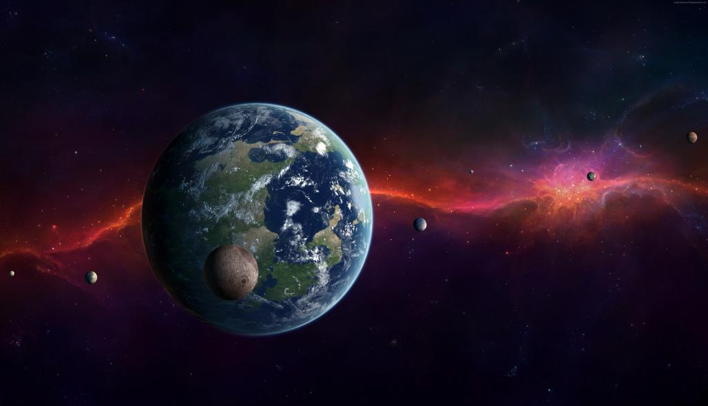 开普勒452b,外行星,行星,空间,星星(水平)高清原图查看