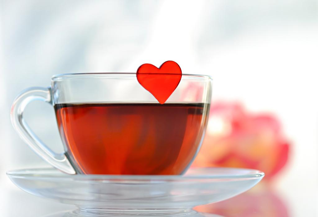 爱的心,茶杯,飞碟,4K