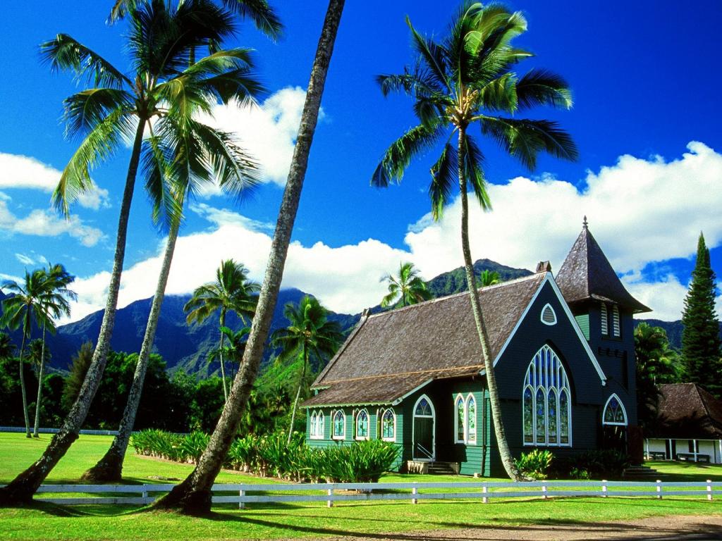 威奥利惠妮教堂夏威夷