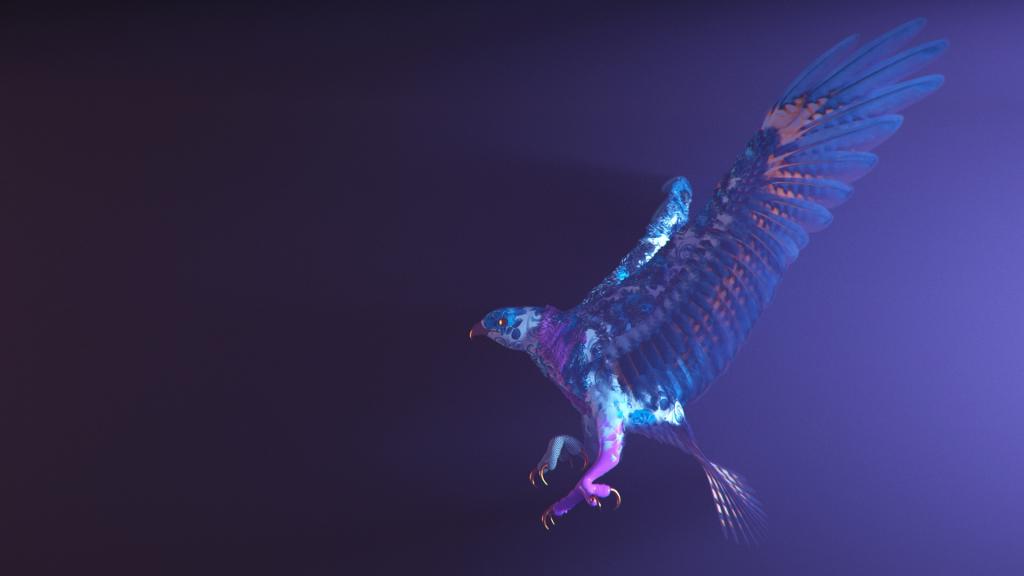 紫色鸟CGI