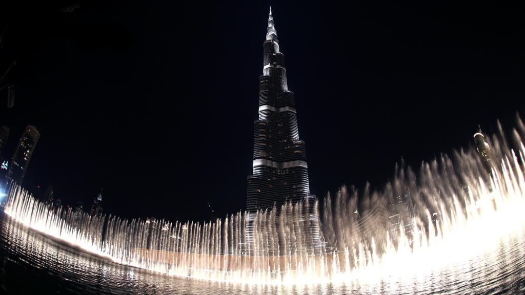 Burj Khalifa迪拜喷泉