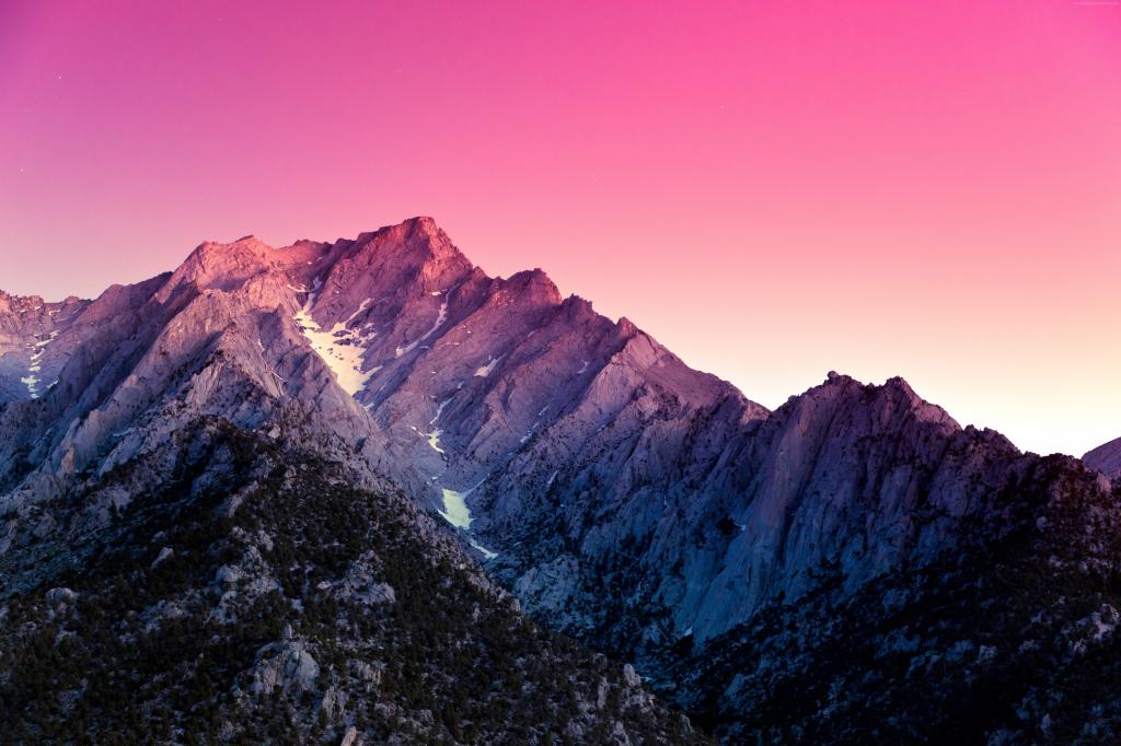 阿拉巴马州丘,5k,4k壁纸,加利福尼亚州,美国,山,天空,日落（水平）
