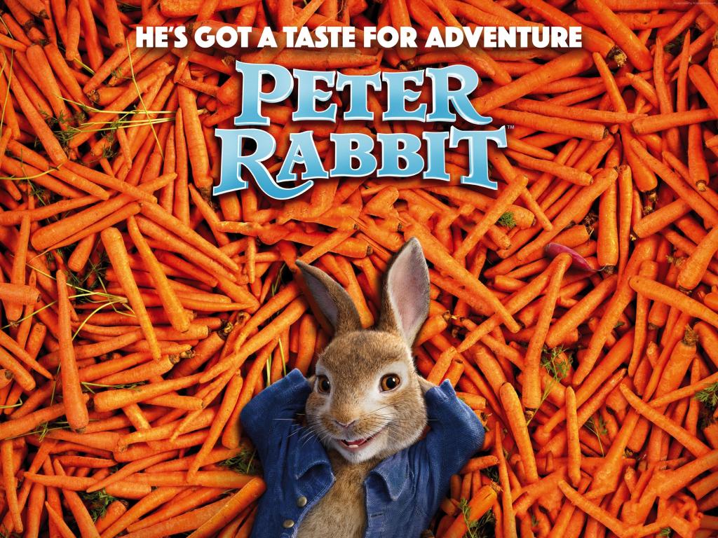 彼得兔,胡萝卜,4k（水平）