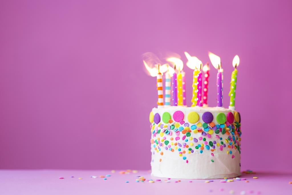 生日,蛋糕,蜡烛,聚会
